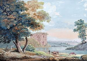Bomant Mich,Waterfront landscape,1790,Nagyhazi galeria HU 2019-05-28