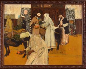 BOMBERGER BRUCE 1900-1900,Arab Market Place,California Auctioneers US 2016-10-09