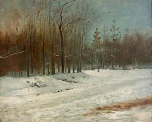 BOMBLED Charles 1862-1927,Paysage de neige,Baron Ribeyre & Associés FR 2014-05-21
