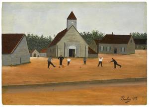 BOMBOIS Camille 1883-1970,Les joueurs de boules,1926,Bonhams GB 2015-11-04