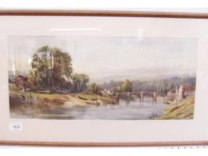 BOMFORD L. G 1871-1882,Wye Bridge,1877,Smiths of Newent Auctioneers GB 2016-01-30