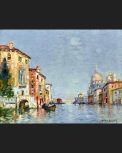 BOMPARD Maurice 1857-1936,CANAL DE VENISE,Besch Cannes Auction FR 2023-12-30