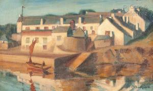 BOMPARD Pierre 1890-1962,Port en Bretagne,Gros-Delettrez FR 2020-10-30
