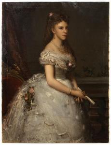 BOMPIANI Roberto 1821-1908,Ritratto di Erminia Palmieri Spada,Gliubich Casa d'Aste IT 2023-07-07