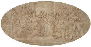 BONACCORSI Piero Giovanni 1501-1547,The Last Supper,Swann Galleries US 2007-01-29