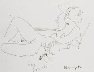 BONAFEDI L.,Nudo seduto,1970,Galleria Pananti Casa d'Aste IT 2014-07-17