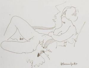 BONAFEDI L.,Nudo seduto,1970,Galleria Pananti Casa d'Aste IT 2012-07-10