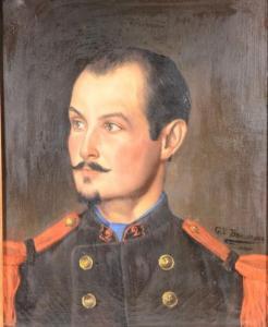 BONAFOUS Gustave 1800,Portrait d'un militaire en buste,1882,EVE FR 2015-03-12