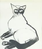 BONAGURA Joan 1897-1970,Siamese cat,Burstow and Hewett GB 2014-03-26