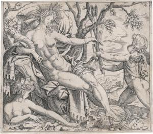 BONASONE Giulio Antonio 1531-1574,Ceres und Amor,Galerie Bassenge DE 2023-06-07