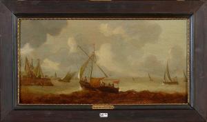 BONAVENTURE PEETERS 1614-1652,L'entrée des bateaux au port,VanDerKindere BE 2019-02-19