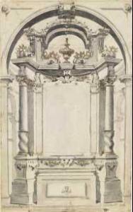 BONAZZI Giuseppe Gioacchino,Progetto di altare,1775,Porro & C. IT 2006-11-23