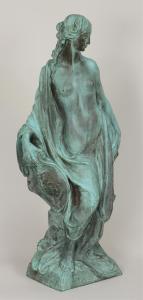 BONCQUET Henri 1868-1908,standing female allegorical figure,1904,South Bay US 2023-03-22