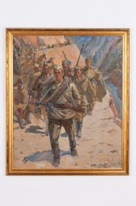 BONDARENKO Svetlana Vladimirovna 1935-1996,Soldati in marcia,Wannenes Art Auctions IT 2023-10-24