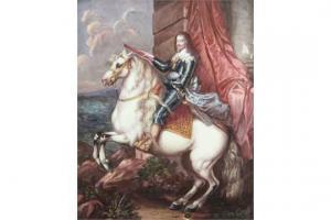 BONE Henry 1755-1834,Equestrian portrait of Charles I,Gorringes GB 2015-04-29