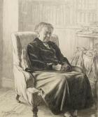 BONE Muirhead 1876-1953,Study of a seated woman,Rosebery's GB 2017-07-22