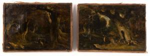 BONE Robert Trewick 1790-1840,Deer in Woodland Landscape,Simon Chorley Art & Antiques GB 2019-03-26