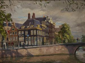 BONE Stephen 1904-1958,Herengracht at Thorbeckeplein,Rosebery's GB 2024-03-12
