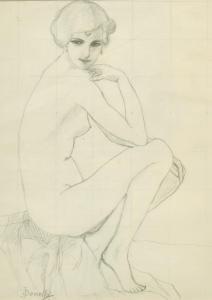 BONELLO Joseph 1878,Study of a female nude,John Nicholson GB 2022-09-07