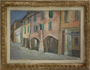 BONETTI Antonio 1900-1900,Scorcio di città con portici,1966,Il Ponte Casa D'aste Srl IT 2023-01-18