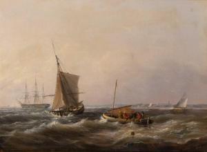 BONFIELD George Robert 1805-1898,Atlantic Coastal Scene,1844,William Doyle US 2024-04-10