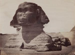 BONFILS Felix 1831-1885,Il Cairo, La Sfinge, Egitto,1860,Boetto IT 2016-10-25