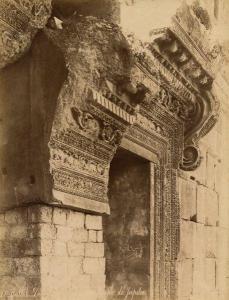 BONFILS Felix 1831-1885,Le Temple de Jupiter, Baalbek,1873,Piasa FR 2012-05-25