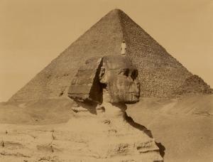 BONFILS Gaston 1855-1946,Grande Sphinx et la Pyramide de Cheops,1880,William Doyle US 2023-06-21