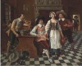 BONFILS Gaston 1855-1946,Merrymaking in a tavern,Christie's GB 2005-03-23