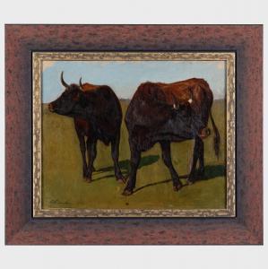 BONHEUR Auguste 1824-1884,Deux Vaches,Stair Galleries US 2023-11-09