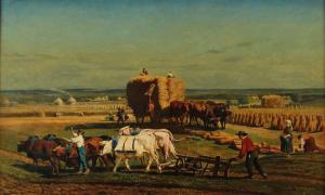 BONHEUR Auguste 1824-1884,HARVEST SCENE,Ross's Auctioneers and values IE 2024-04-17