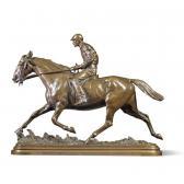 BONHEUR Isidore Jules 1827-1901,a horse and jockey at extended trot,1864,Sotheby's GB 2006-11-16