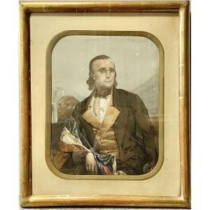 BONHOMMÉ Ignace François 1809-1881,Portrait du docteur Pollet, médecin à Nice,1851,Tajan 2022-02-11