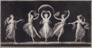 BONI Giovanni Martino 1753-1810,A pair of classical friezes of dancing figures,Dreweatts 2017-07-27
