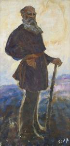 BONIA Gregoriy 1918-1989,Leo Tolstoy,Shapiro Auctions US 2014-10-25