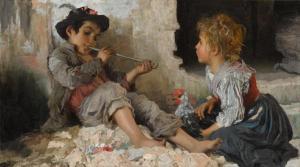 BONIFAZI Adriano 1858-1914,A captivated audience,1876,Sotheby's GB 2023-09-08
