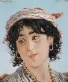BONIFAZI Adriano 1858-1914,Young Girl from Capri,1882,Palais Dorotheum AT 2014-02-17