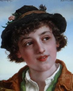 BONIFAZI Anton Angelo 1627-1699,Head and shoulder portraits of a young Itali,1885,Rogers Jones & Co 2016-12-02