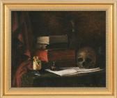 BONIG R,Memento mori still life with skull,Eldred's US 2014-11-05