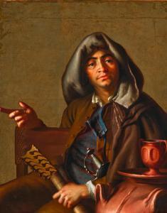 BONITO Giuseppe 1707-1789,A seated man holding a lute,Palais Dorotheum AT 2023-12-15