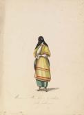 BONNAFFÉ A.A 1820-1870,Etudes de costumes de femme voilée (Tapada),1500,Daguerre FR 2007-12-19