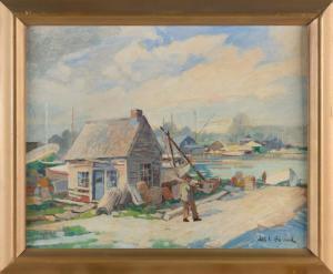 BONNAR James King 1885-1961,Rockport fishing shack,Eldred's US 2023-07-28