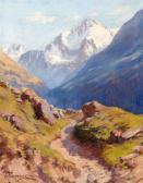 BONNARD Julia 1860-1927,Bietschhorn - Valais,Zofingen CH 2013-06-06