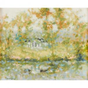 BONNARD Maurice 1900-1900,Impressionist Landscape,Rago Arts and Auction Center US 2013-09-20
