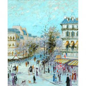 BONNARD Maurice 1900-1900,Paris Street Scene,William Doyle US 2011-09-27