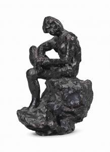 BONNARD Pierre 1867-1947,Baigneuse au rocher essuyant son pied droit,1900,Christie's GB 2017-06-13