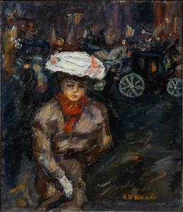 BONNARD Pierre 1867-1947,Jeune Fille dans la rue,1898,Sotheby's GB 2024-04-24