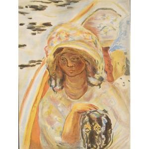 BONNARD Pierre 1867-1947,Jeune fille dans une barque,Ripley Auctions US 2012-12-01