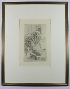 BONNARD Pierre 1867-1947,Le Graveur,Swann Galleries US 2013-06-27