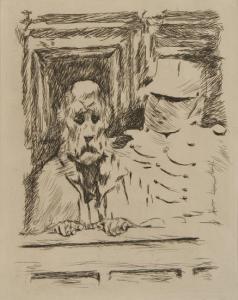 BONNARD Pierre 1867-1947,Uomo con cane,1924,Bloomsbury Roma IT 2012-02-28